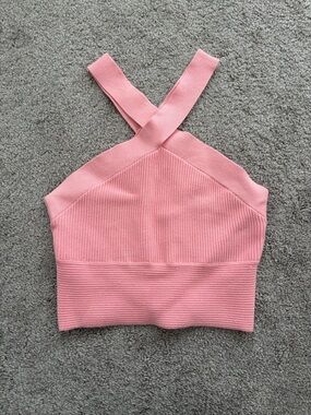 Abercrombie Pink Cross Top